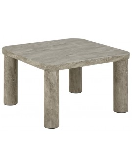 STOLIK KAWOWY SOLANO 60X60 CM MARMUR