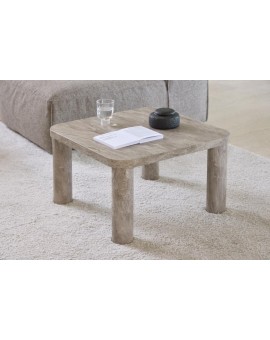 STOLIK KAWOWY SOLANO 60X60 CM MARMUR