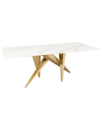 STÓŁ ART LIVING 200X100 CM CERAMICZNY BIAŁY