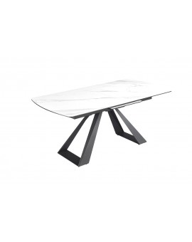 STÓŁ ROZKŁADANY CONCORD II 180-230X90 CM CERAMIKA BIAŁY
