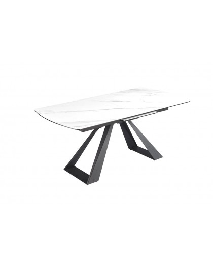 STÓŁ ROZKŁADANY CONCORD II 180-230X90 CM CERAMIKA BIAŁY