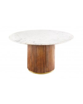 STÓŁ GATSBY 140 CM MANGO BIAŁY MARMUR