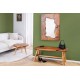 STOLIK KAWOWY MOSAIK 60 CM TEAK