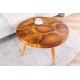 STOLIK KAWOWY MOSAIK 60 CM TEAK
