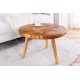 STOLIK KAWOWY MOSAIK 60 CM TEAK