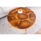 STOLIK KAWOWY MOSAIK 60 CM TEAK
