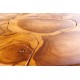 STOLIK KAWOWY MOSAIK 60 CM TEAK