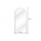 LUSTRO ART DECO 160 CM BIAŁE