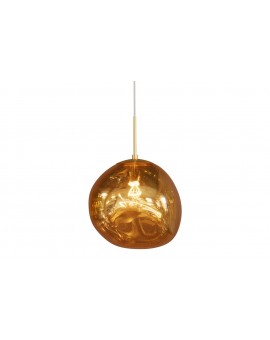 LAMPA WISZĄCA LIQUID DIAMOND 35 CM SZKŁO ZŁOTE