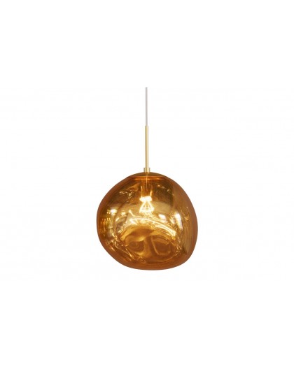 LAMPA WISZĄCA LIQUID DIAMOND 35 CM SZKŁO ZŁOTE