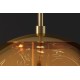 LAMPA WISZĄCA LIQUID DIAMOND 35 CM SZKŁO ZŁOTE