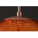 LAMPA WISZĄCA LIQUID DIAMOND 35 CM SZKŁO MIEDZIANE