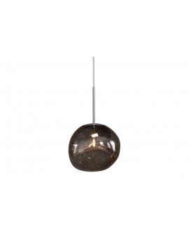 LAMPA WISZĄCA LIQUID DIAMOND 20 CM SZKŁO DYMIONA CZERŃ