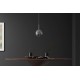 LAMPA WISZĄCA LIQUID DIAMOND 20 CM SZKŁO DYMIONA CZERŃ