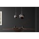 LAMPA WISZĄCA LIQUID DIAMOND 20 CM SZKŁO DYMIONA CZERŃ