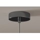 LAMPA WISZĄCA LIQUID DIAMOND 20 CM SZKŁO DYMIONA CZERŃ