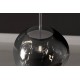LAMPA WISZĄCA LIQUID DIAMOND 20 CM SZKŁO DYMIONA CZERŃ