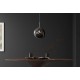 LAMPA WISZĄCA LIQUID DIAMOND 35 CM SZKŁO DYMIONA CZERŃ
