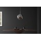 LAMPA WISZĄCA LIQUID DIAMOND 35 CM SZKŁO DYMIONA CZERŃ