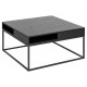 STOLIK KAWOWY WILLFORD 80X80 CM JESION CZARNY