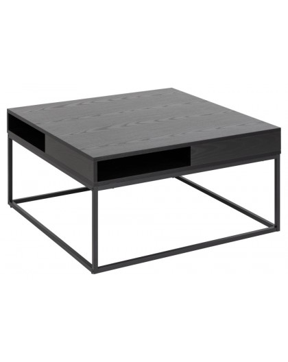 STOLIK KAWOWY WILLFORD 80X80 CM JESION CZARNY