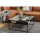 STOLIK KAWOWY WILLFORD 80X80 CM JESION CZARNY