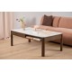 STOLIK KAWOWY SOUTHAMPTON 130X45 CM CERAMIKA KREMOWA
