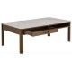 STOLIK KAWOWY SOUTHAMPTON 130X45 CM CERAMIKA KREMOWA