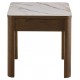 STOLIK KAWOWY SOUTHAMPTON 45X45 CM CERAMIKA KREMOWA