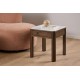 STOLIK KAWOWY SOUTHAMPTON 45X45 CM CERAMIKA KREMOWA