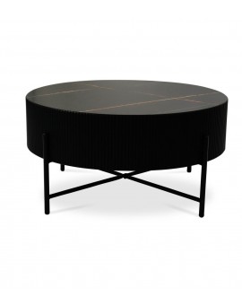 STOLIK KAWOWY MILO 80CM CZARNY