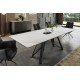 STÓŁ ROZKŁADANY ATLAS 160-200X90 CM CERAMIKA BIAŁY