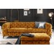 PUF MODERN BAROCK 92X62 CM WELUR MUSZTARDOWY 