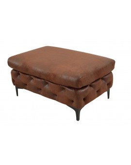 PUF MODERN BAROCK 92X62 CM BRĄZOWY