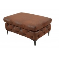 PUF MODERN BAROCK 92X62 CM BRĄZOWY