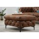 PUF MODERN BAROCK 92X62 CM BRĄZOWY