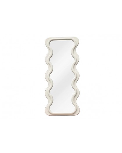LUSTRO CURVY 160 CM BIAŁE