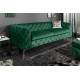SOFA MODERN BAROCK 3-OSOBOWA WELUR ZIELONY