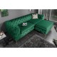 SOFA MODERN BAROCK 3-OSOBOWA WELUR ZIELONY