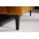SOFA MODERN BAROCK 3-OSOBOWA MUSZTARDOWY WELUR