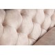 SOFA MODERN BAROCK 3-OSOBOWA WELUR BEŻOWY