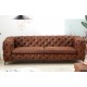 SOFA MODERN BAROCK 3-OSOBOWA BRĄZOWA