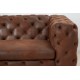 SOFA MODERN BAROCK 3-OSOBOWA BRĄZOWA