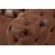 SOFA MODERN BAROCK 3-OSOBOWA BRĄZOWA