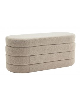 ŁAWKA VOQUE 115 CM BOUCLE BEŻOWA