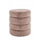 PUF VOQUE 41 CM BOUCLE WELUR BEŻOWY