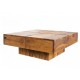 STOLIK KAWOWY BOLT 70 CM PALISANDER
