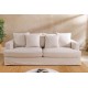 SOFA HEAVEN 210X105 CM SZAROBEŻOWA