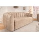 SOFA BABYLON 202X89 CM WELUR BEŻOWY