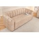 SOFA BABYLON 202X89 CM WELUR BEŻOWY